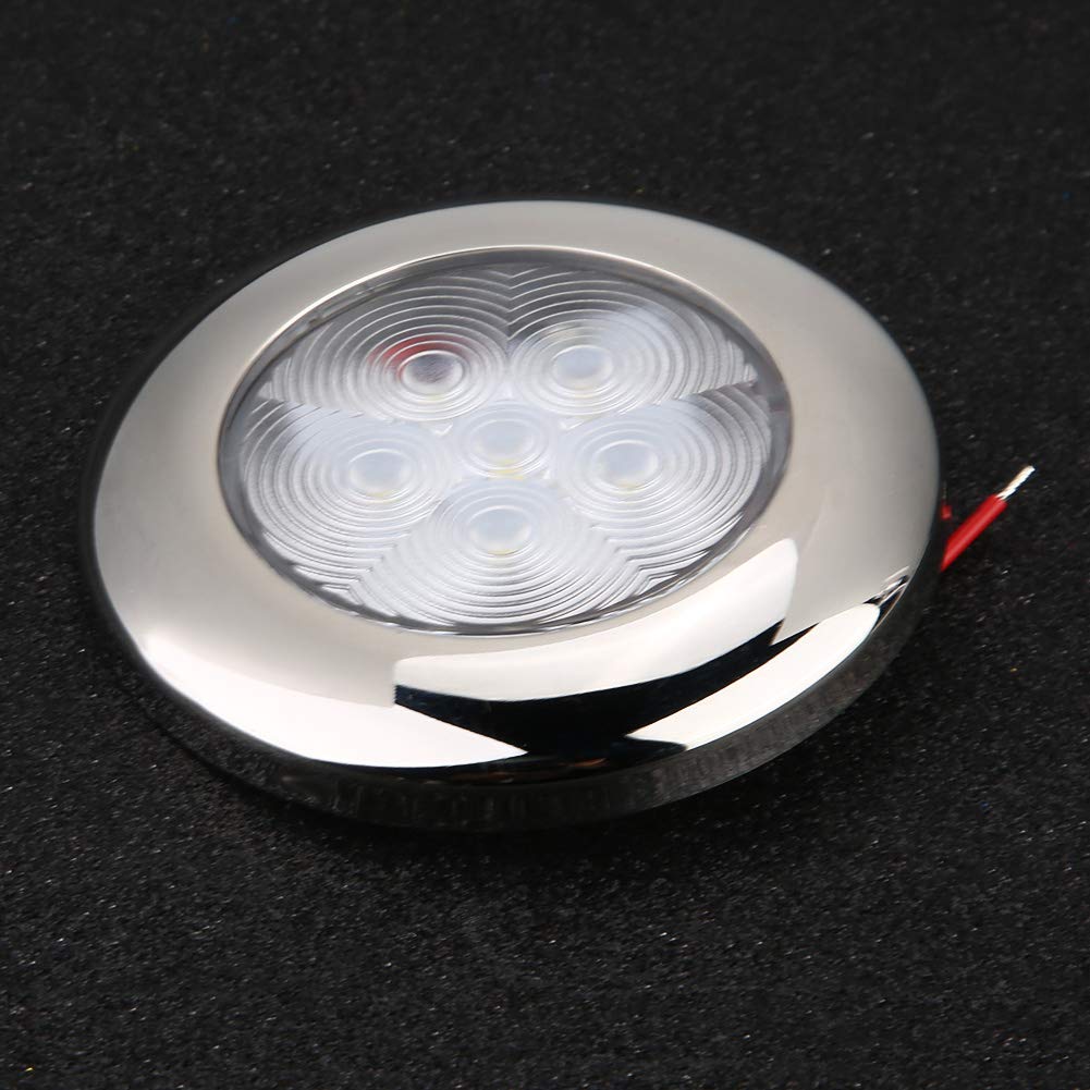 Innenbeleuchtung Des Bootes Innenleuchte LED Innen/Außen Gehweglicht Weißes Licht 12V DC 6PCS Yacht Marine Boot Für Boote RV Campers Versiegelte Bootskabinenleuchten (ITC)