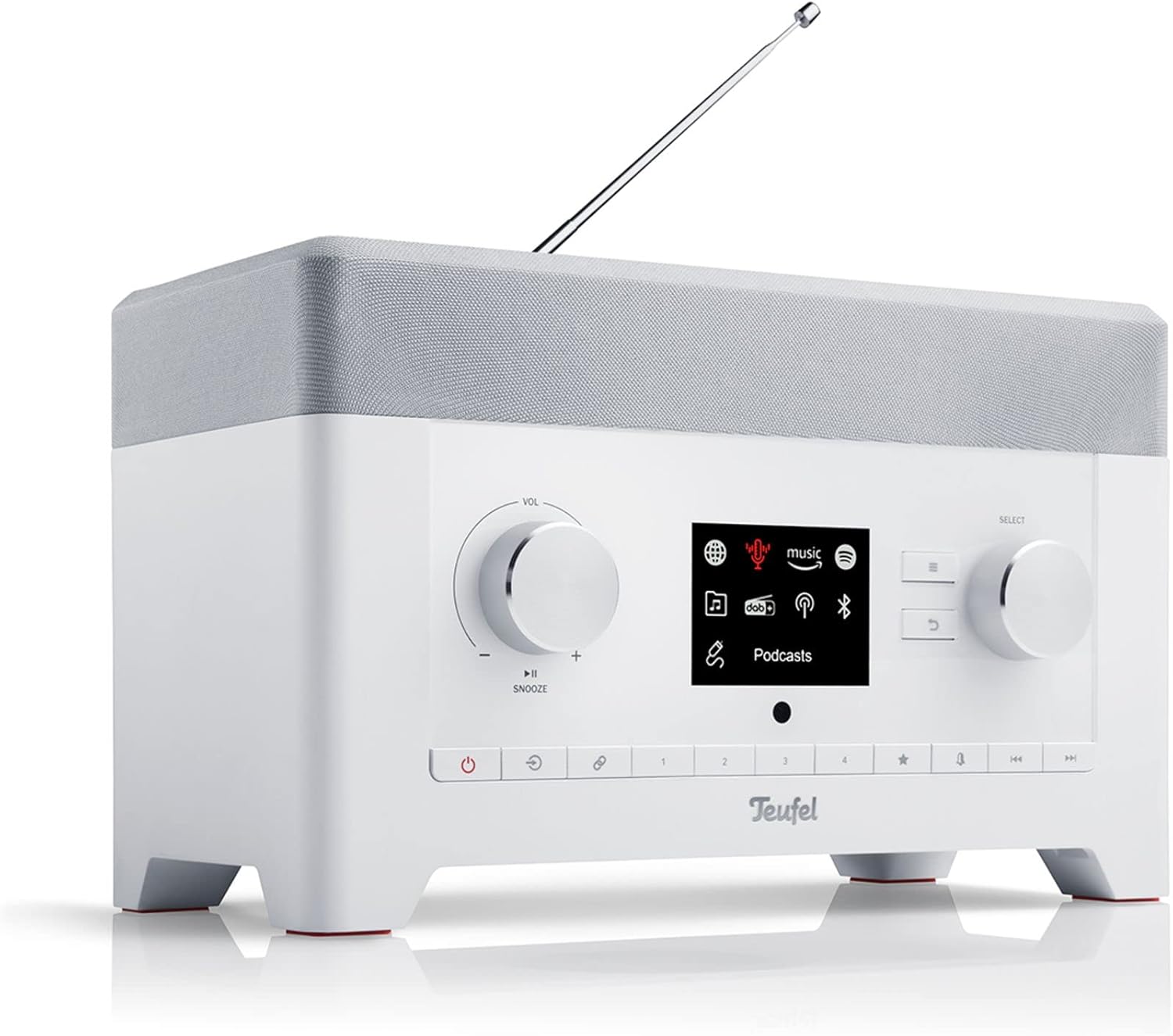 Teufel Radio 3SIXTY Premium Digitalradio Bluetooth Lautsprecher, 360