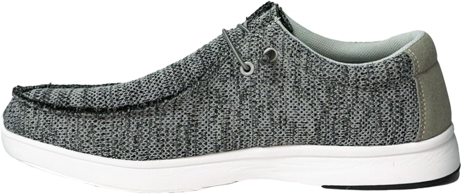 Pyramid Men’s Path Lite “Hey Bro” Slip-On Knit Bowling Shoes - Lightweight Seamless Design, Athletic Fit, Breathable Knit Upper, Universal Slide Soles