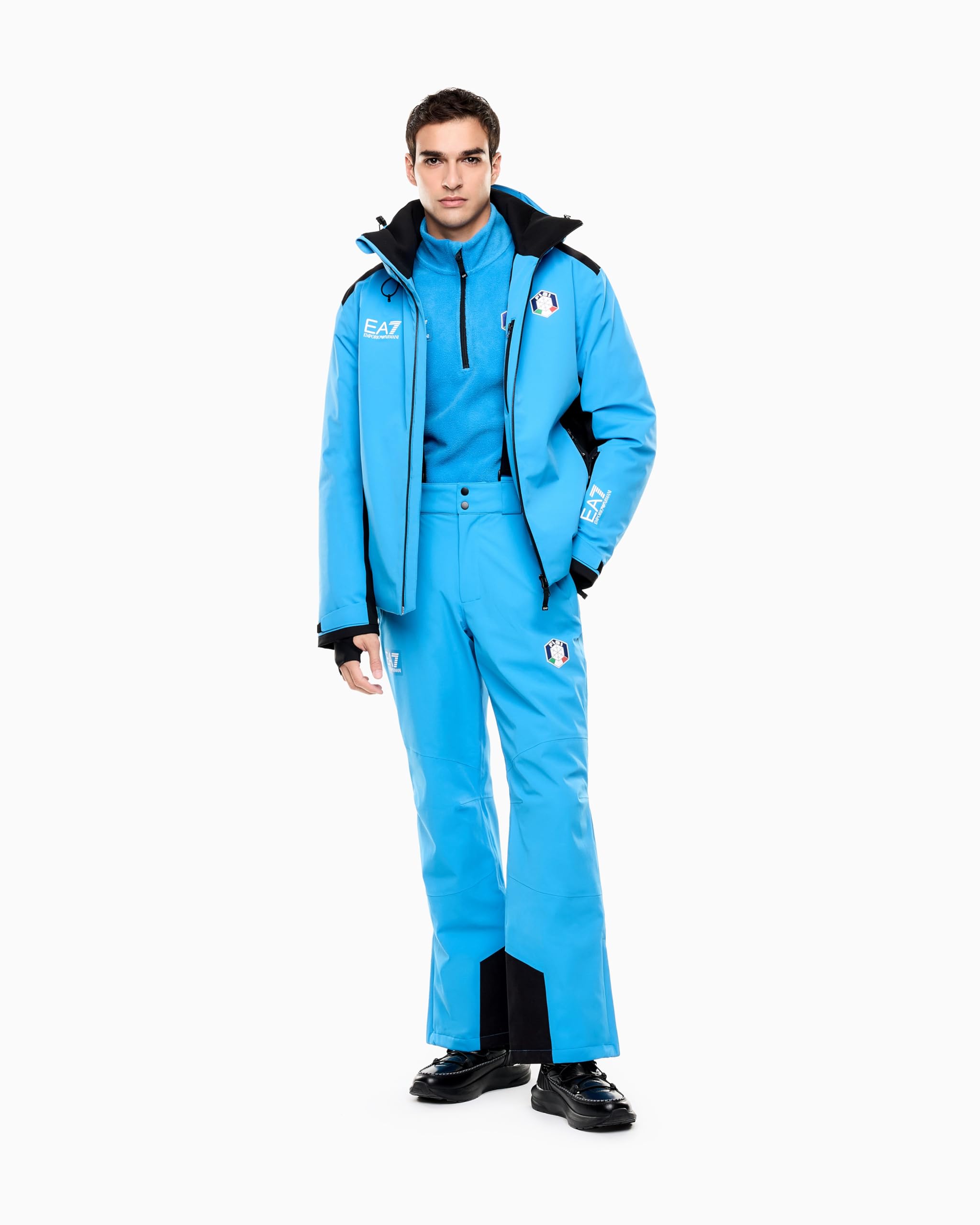 Emporio Armani EA7 Pantaloni da Sci Collezione Fisi in Tessuto Tecnico PROTECTUM7 ed Imbottitura in STRATUM7, 7M002633