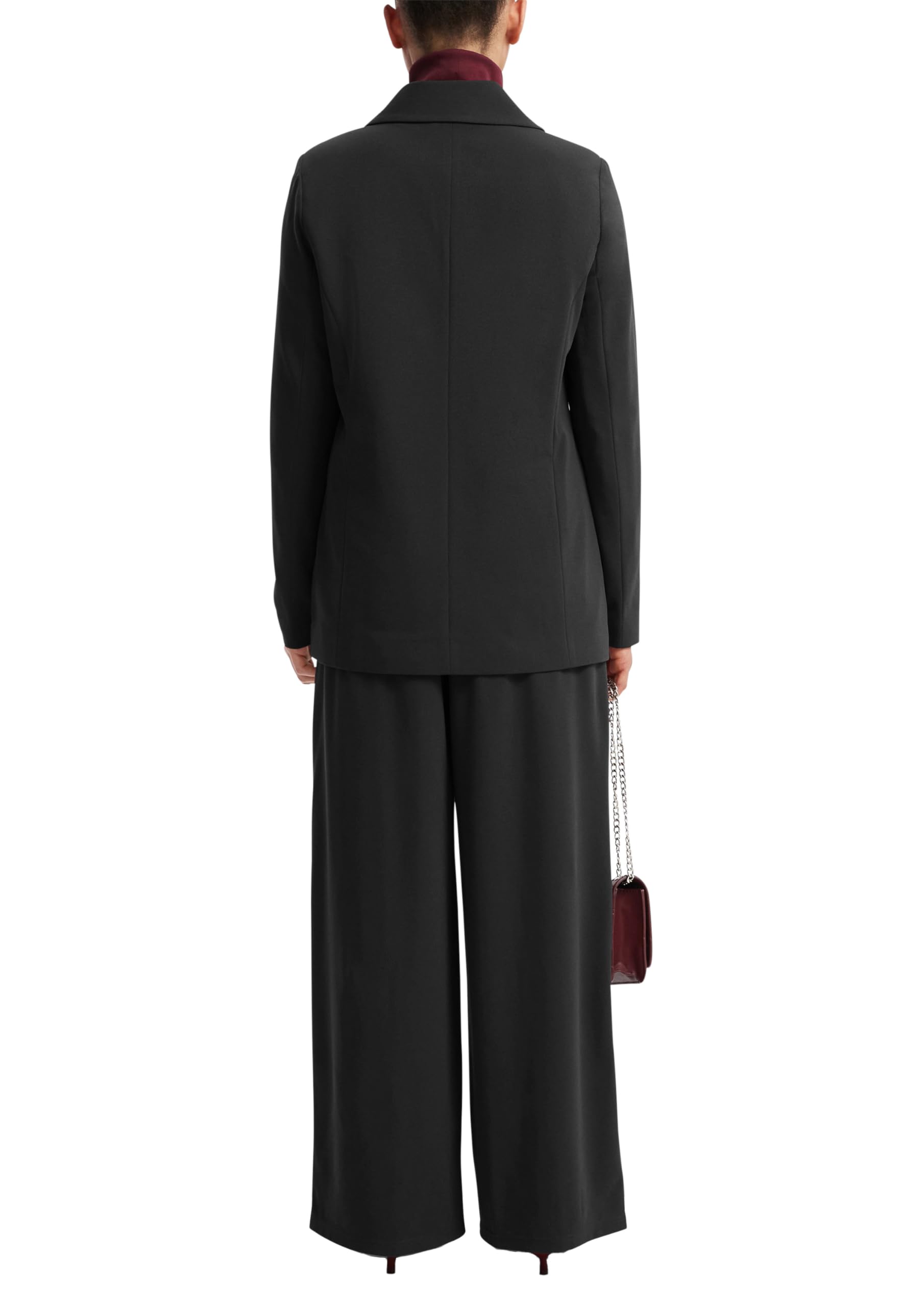 QS Blazer mit Reverskragen aus Interlockjersey
