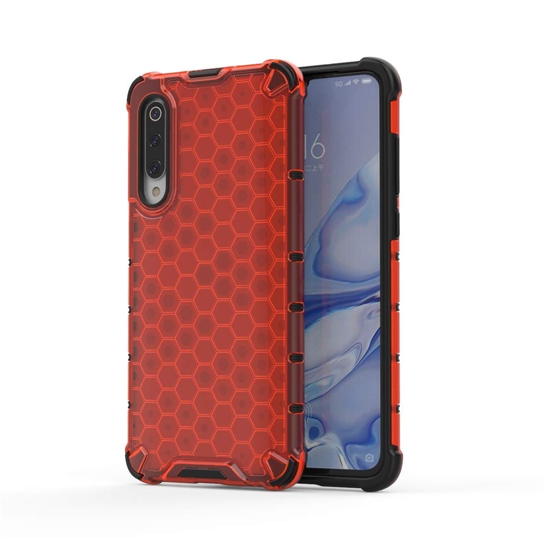 Custodia Antiurto TPU Con Texture Litchi Per Xiaomi Redmi 9A - Colore Nero - Protezione Resistente E Presa Sicura