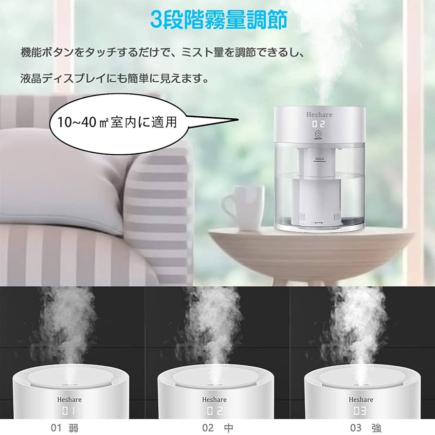 アビテラックス 超音波加湿器 AUH-30 上部給水 加湿量3段階調節 卓上 タ アビテラックス 超音波加湿器 AUH-30 上部給水 加湿量3段階調節