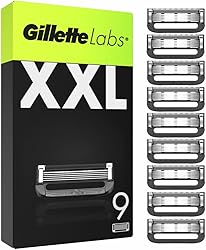 Gillette Labs Lames de Rasoir Homme Pack de 9 – Recharges…