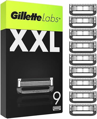 Gillette Labs Lames de Rasoir Homme Pack de 9 – Recharges… - 1
