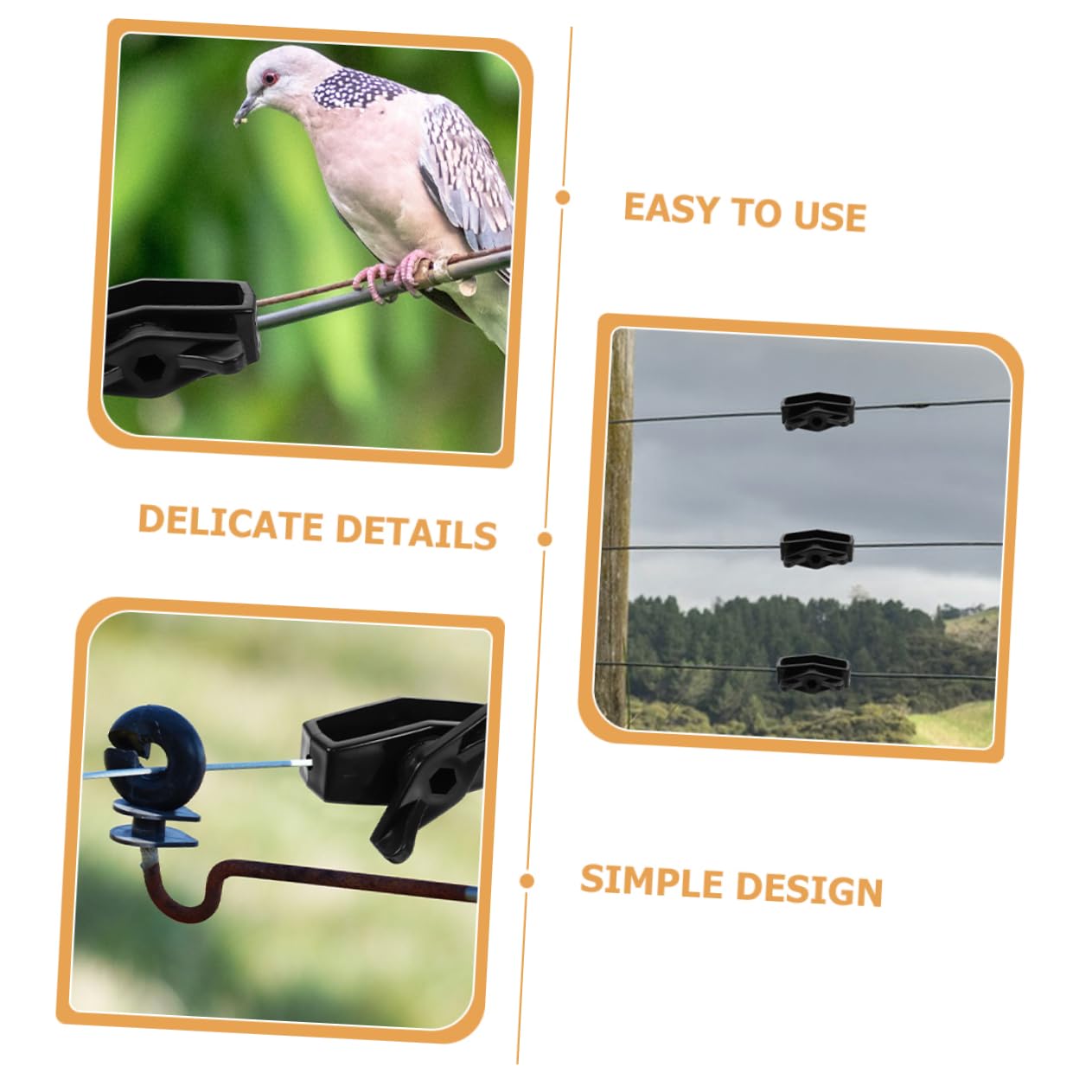 Toddmomy 32pièces Tendeur De Câble Métallique Multi-Fonction pour Clôture De Jardin Résistant Et Portable Outil De Tension pour Corde Et Fil
