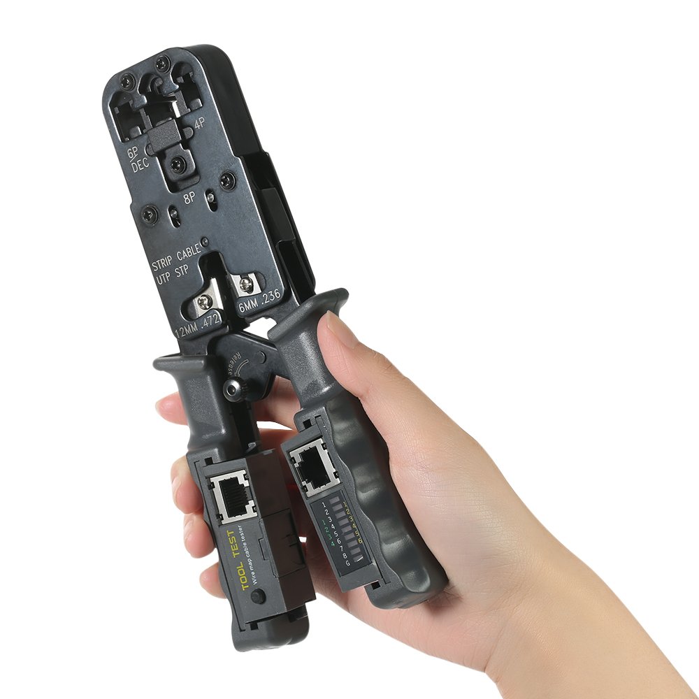 Générique Multifonctions Pince, RJ45 Pince, Pince à sertir, Pince à sertir, Cutter