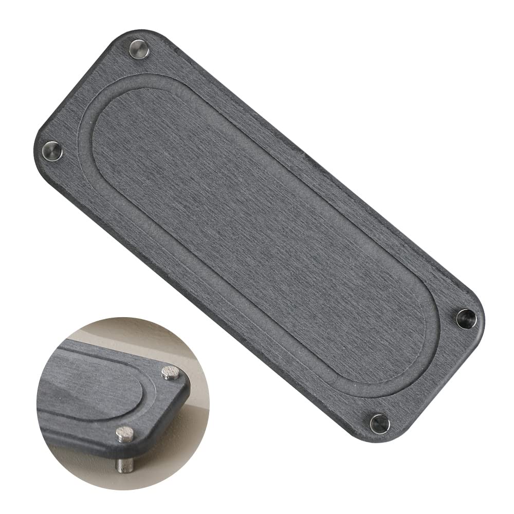 CUUKSHKN Water Absorbing Stone Tray for Sink, Instant Dry Sink Organizer, Bathroom Fast Drying Stone Sink Tray, Simple Human Sink Caddy for Kitchen Counter, Stone Dish Drying Mat (Dark Gray Oval)