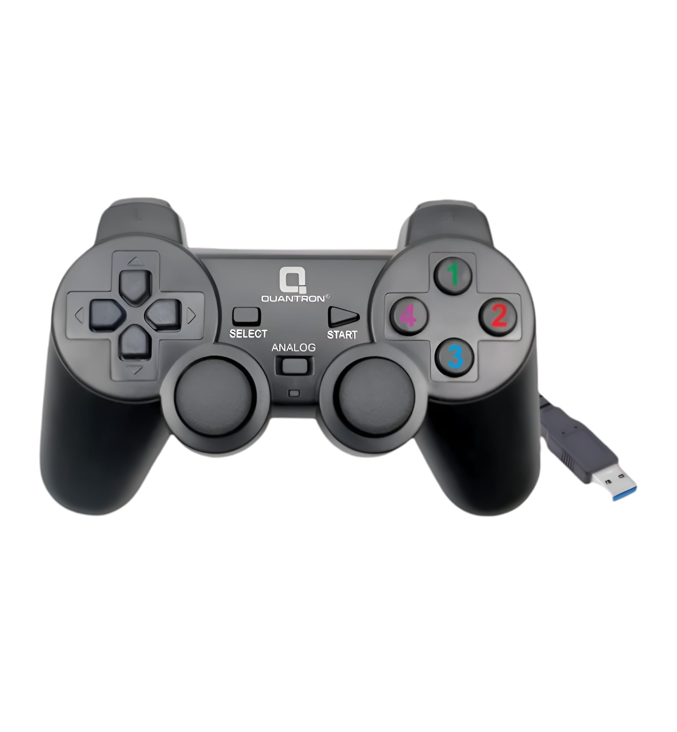 QUANTRON QGP-1800 Wired USB Gamepad with Dual Vibration | Plug & Play Controller for PC/Laptop | Compatible with Windows 98/2000/XP/Vista/7/8/10 | Ergonomic Design for Comfortable Gaming-image-16