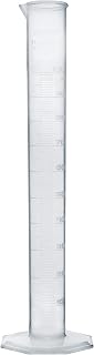 EISCO Graduated Cylinder, 100mL - Class A Tolerance - Octagonal Base - TPX Plastic - Industrial Quality, Autoclavable