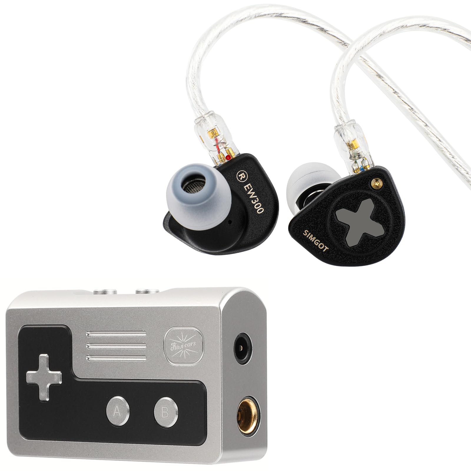 Amazon.com: Linsoul SIMGOT EW300 DSP 1DD+1Planar+1PZT Hybrid