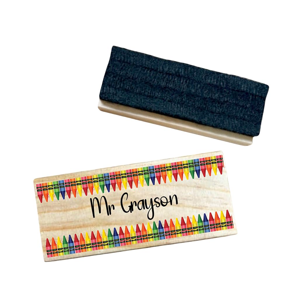 Personalised Board Eraser, Rubber, Teacher Gift, whiteboard, blackboard, Chalkboard. Thank You, End of Year Present. Best Teacher. Nursery