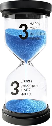 Miniatura 11 de Temporizador de arena de 1 minuto, reloj de arena de plástico para niños, temporizador de reloj de arena acrílico, reloj de arena pequeño de 1