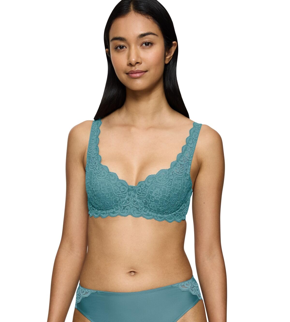 Triumph Women's Amourette Bra, Quiet Turquoise, 32C