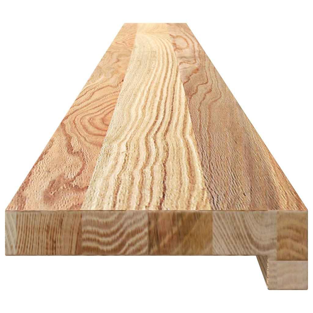 vidaXL Davanzali 2 pz Non Trattati 160x15x2cm Legno Massello di Rovere, Bordo della Finestra, davanzale della Finestra in Quercia, davanzale in Legno