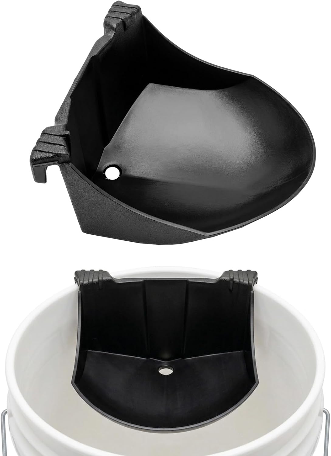 Urine Diverter for Portable Composting Toilet Odor Management, Compact Waste Separator for Outdoor Sanitation Compatible with Standard 5 Gallon Buckets, Ideal for Camping, RVs, and Off-Grid Living