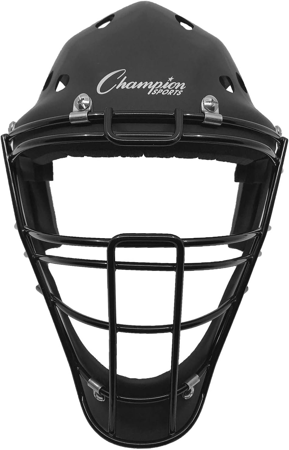 Multiple Sizes Champion Sports Hockey Style Baseball Catchers Helmet
