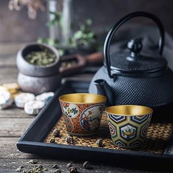 Amazon.co.jp: 九谷焼 庄三フリーカップ 金沢 金箔 箔一 ギフト