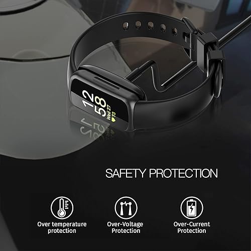 Miniatura 3 de AWINNER Cable cargador compatible con Fitbit Inspire 3 Smartwatch (paquete de 2)