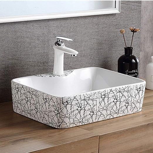 Amazon Co Jp 洗面ボウル シンプル北欧の黒と白のストライプの洗面化粧台セラミック容器シンク用キャビネット洗面化粧台 おしゃれ シンプル Color Black And White Stripes Size 48x37x13cm Diy 工具 ガーデン Amazon Co Jp 洗面ボウル シンプル北欧の黒と白のストライプの洗面化粧台セラミック容器シンク用キャビネット洗面化粧台 おしゃれ シンプル Color Black And White Stripes Size 48x37x13cm Diy 工具 ガーデン