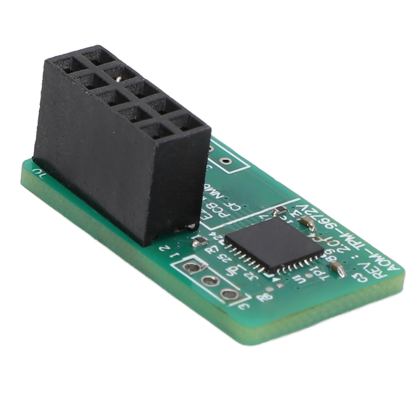 Dpofirs Modulo TPM 2.0 PCB Verde Compatto per Scheda Madre, funzionalità di Alta Sicurezza per Professionisti IT