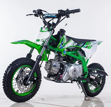 Amazon 新車 110cc オートマチック エンジン キッズバイク 4ストローク グリーン キッズ 子供 モトクロスバイク ファンバイク ポケバイ オートバイ 電動バイク バギー 車 バイク
