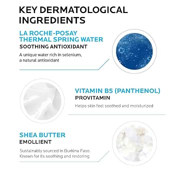 La Roche-Posay Cicaplast Lip Balm B5, Hydrating Balm with Shea Butter, Lip Treatment for Dry Cracked Lips, Moisturizing and Repairing Balm, Fragrance Free