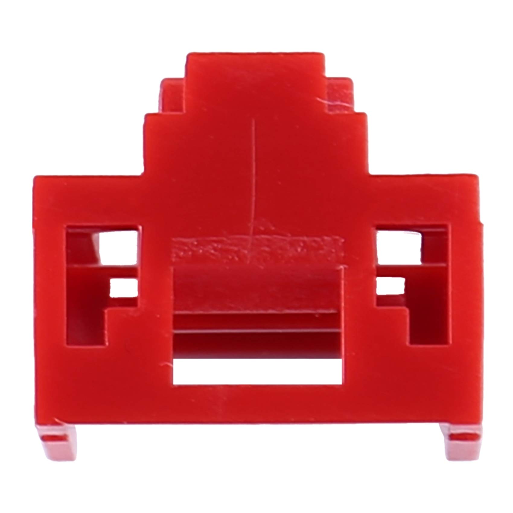 100 unidades de puertos RJ45 Ethernet LAN Hub anti polvo cubierta de enchufe protector con cerradura y llave patentados