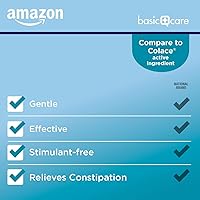Vista 2 de Yaxa Basic Care Suavizante de heces con laxante Docusato sódico 100 mg, cápsulas de gel, para el alivio del estreñimiento, 100