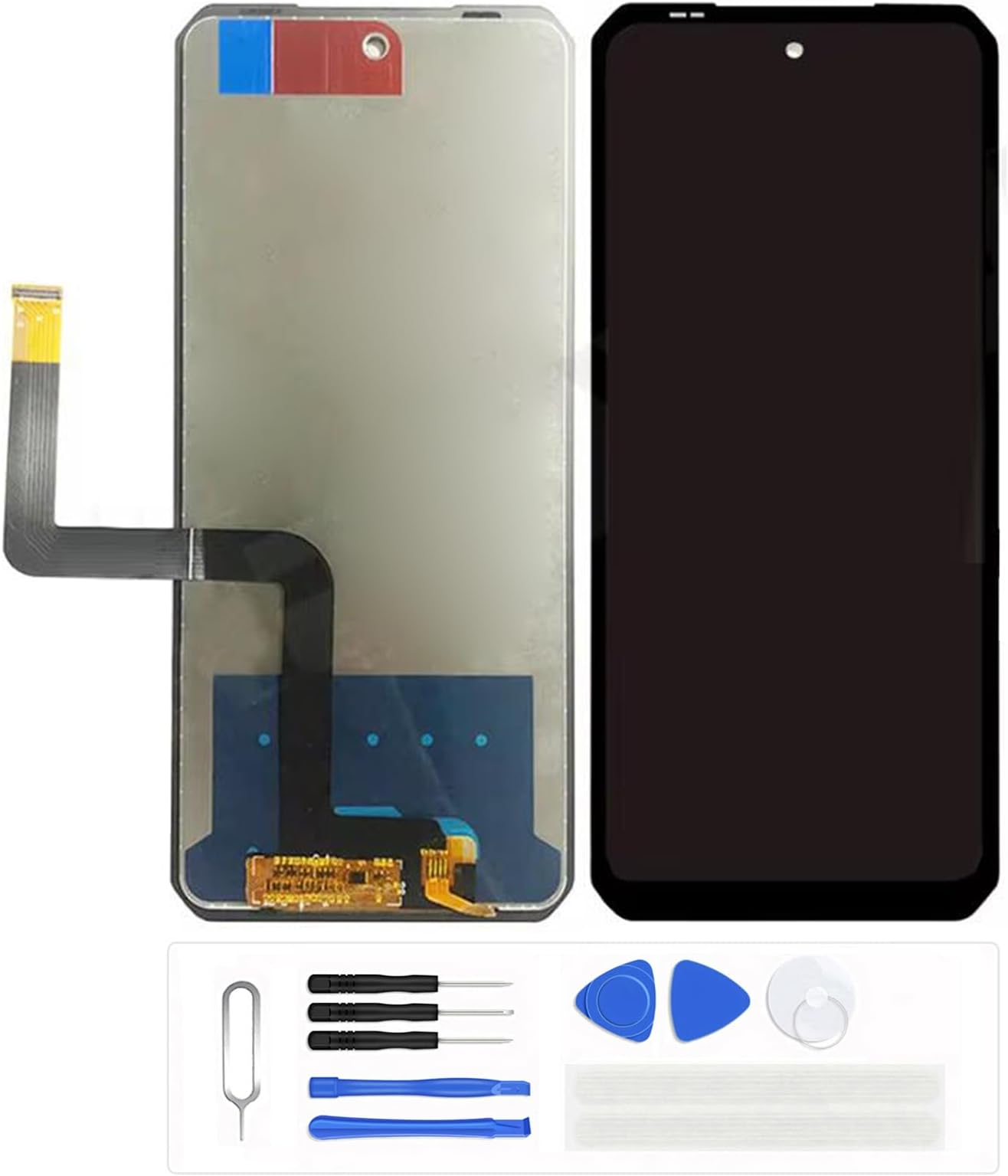 LCD Screen for Unihertz Tank 3 Replacement LCD Display Touch Digitizer Assembly (Black)