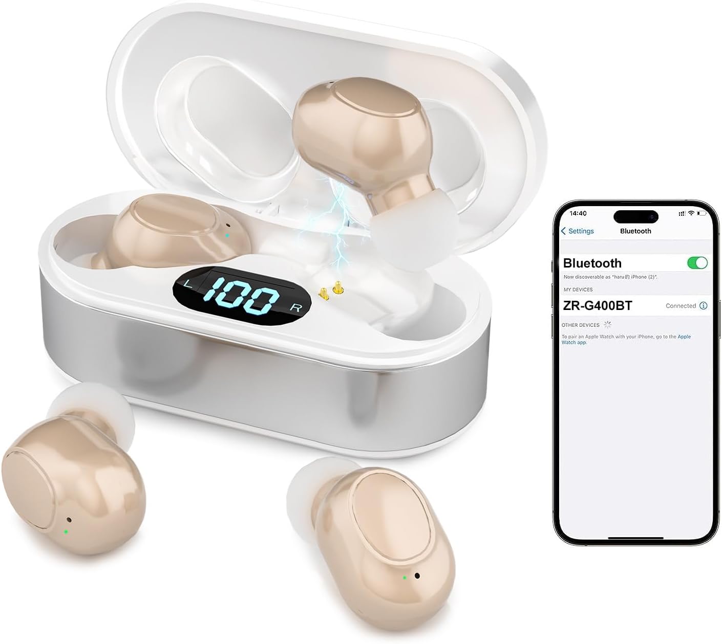 Hearing Aids Hearing Amplifiers Hearing Aids for Seniors Rechargeable with Noise