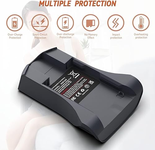 Miniatura 5 de Batería de repuesto de 3500 mAh compatible con aspiradoras inalámbricas Shark XSBT620, XSBT600 e IZ Series (0.217 x 0.098 in)