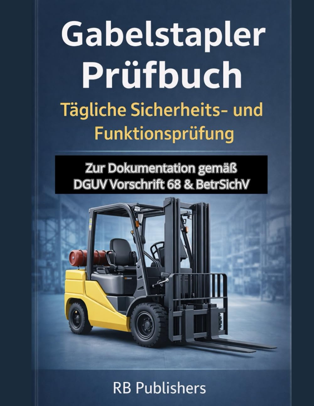Gabelstapler Prüfbuch – Tägliche Sicherheits- und Funktionsprüfung: Dokumentationsbuch gemäß DGUV Vorschrift 68 & BetrSichV | Für Lager, Logistik & Industrie