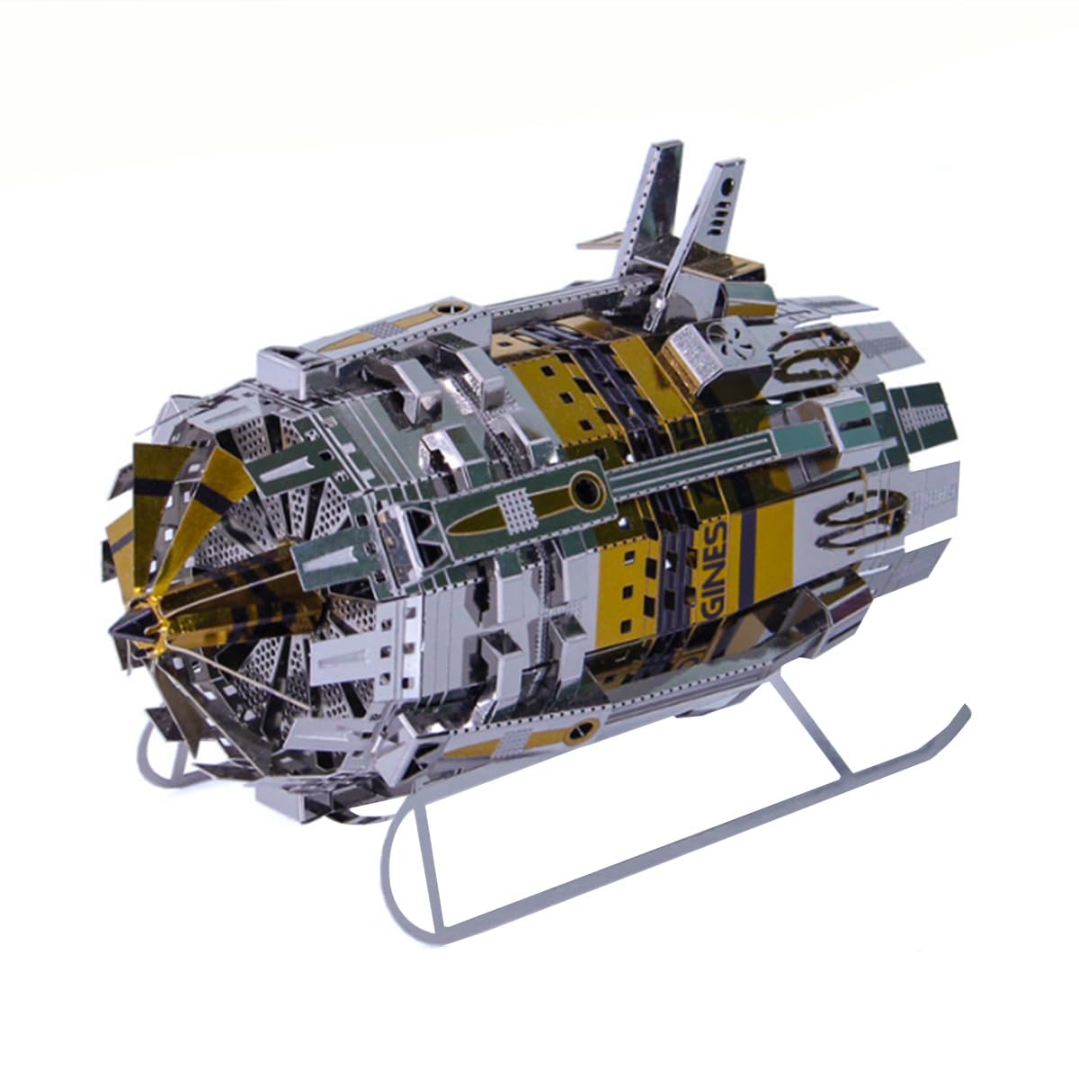 3D Metall Puzzle Erwachsene, Mechanische 3D Puzzle Metall Motor Modellbausatz, 270+PCS Verbrennungsmotor Modellbau Motorbausatz Engine, Montage Spielzeug Geschenk -KIT