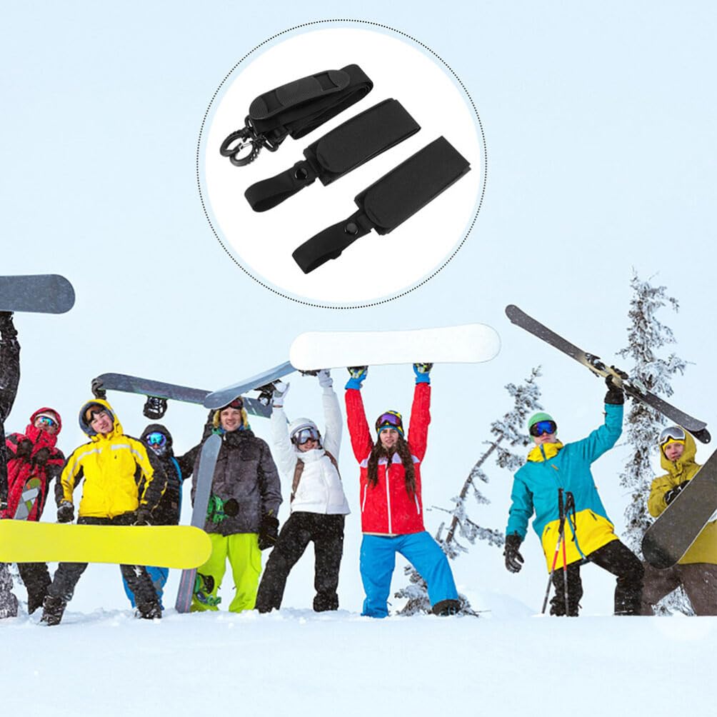 HANABASS Ski Board Carrier Strap Ski Shoulder Strap Lightweight and Practical Outdoor Accessory for All Heights for Sports Enthusiasts