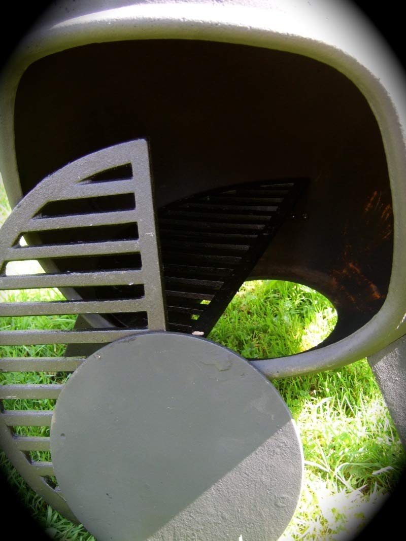 Antikas - Terrassenofen aus Eisen, Terrassen Ofen angenehme Wärmestrahlung, Etera 110 cm