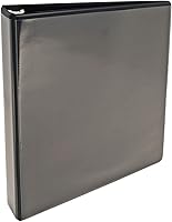 Vista 2 de 11" x 8.5" Binder, 1" Angle-D Anillo, Vista Binders (115910), Negro