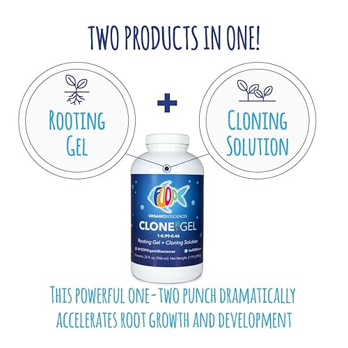 Miniatura 2 de FOOP Clone Gel - Dos productos en uno: gel de enraizamiento + solución de clonación - Obtén raíces blancas y peludas grandes más rápido y simplifica