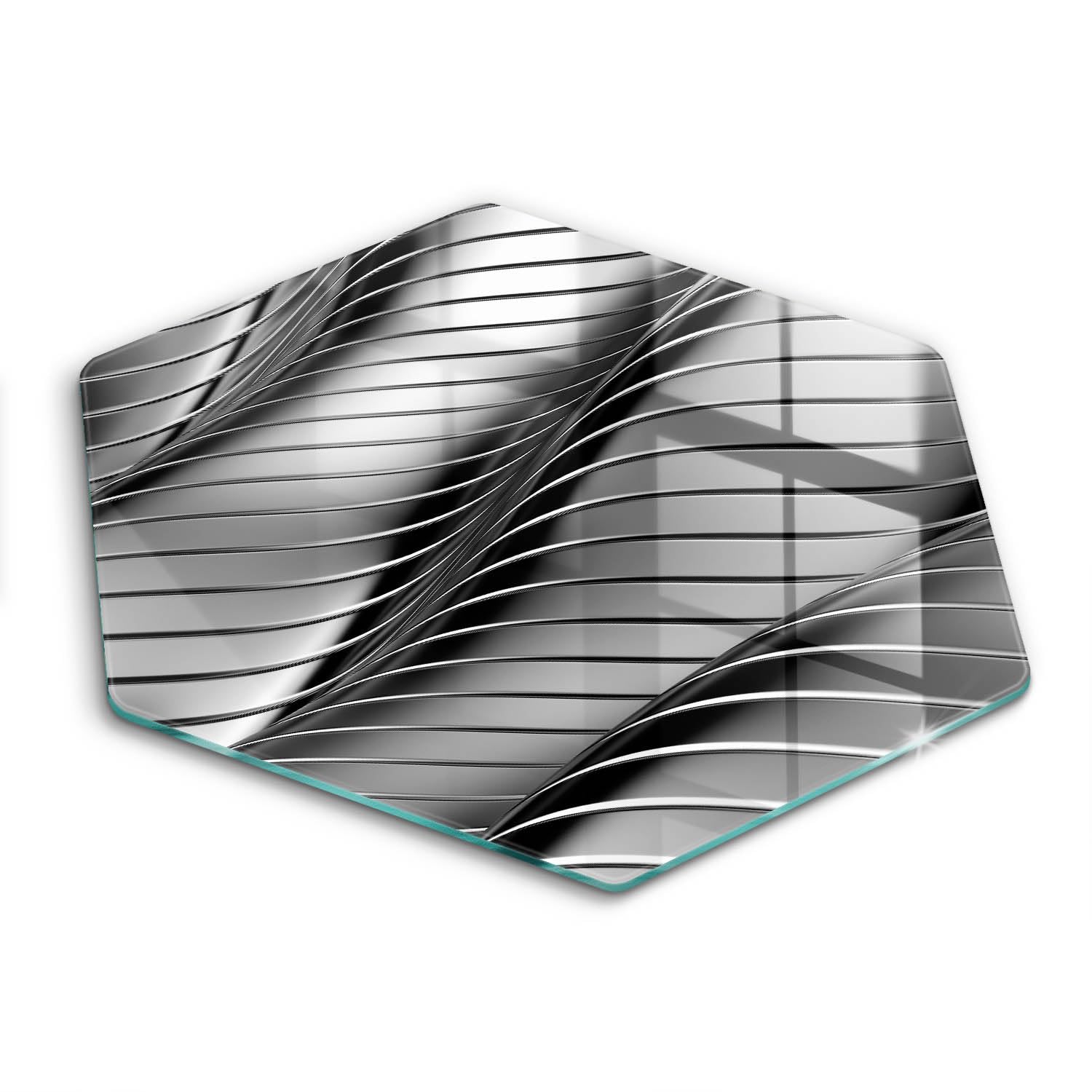 Planche à découper induction 40cm Wallfluent avec structure métal 3D