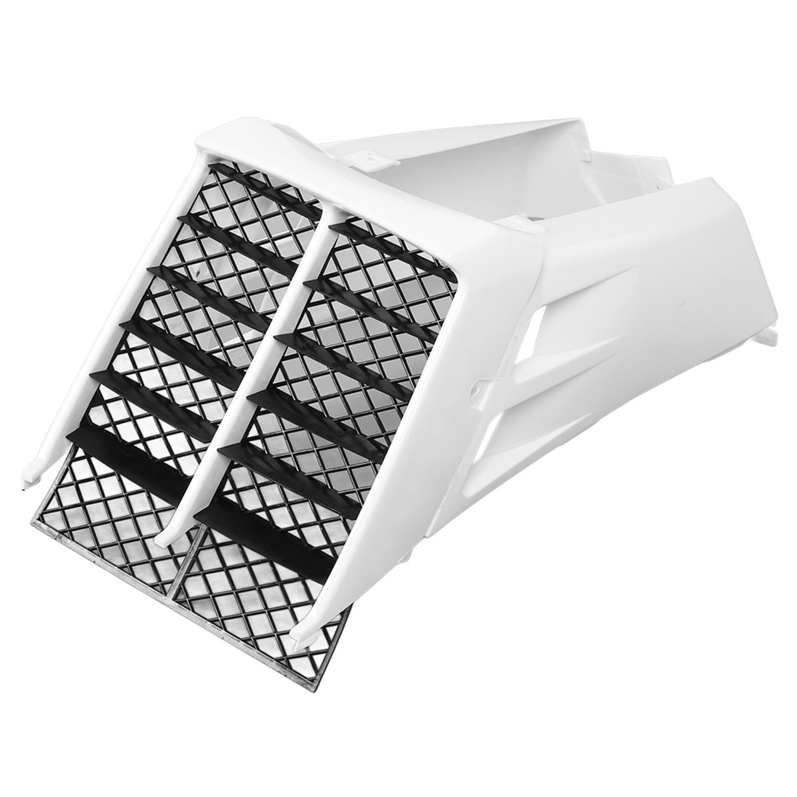 Osłony Boczne Zbiornika Paliwa, Osłona Chłodnicy Motocykla ABS Grill z OE 2GU 21721 A0 00 2GU 2171L 00 00, Precyzyjnie Dopasowane Białe Panele Osłony Przed Zanieczyszczeniami dla Kierowców