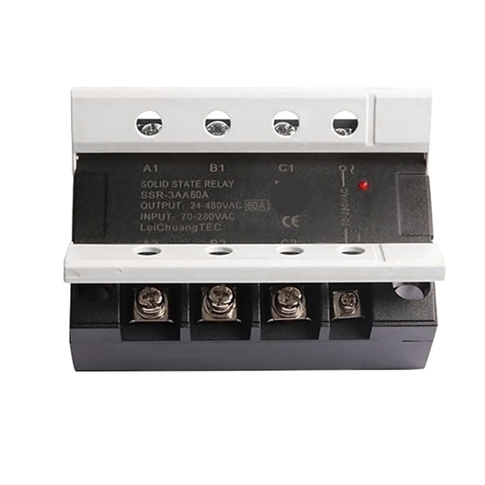Relais statique triphasé 80A commande 3-32 V CC commutateur statique industriel
