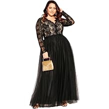 City Chic Womens Plus Size Maxi Dress - Rare Beauty