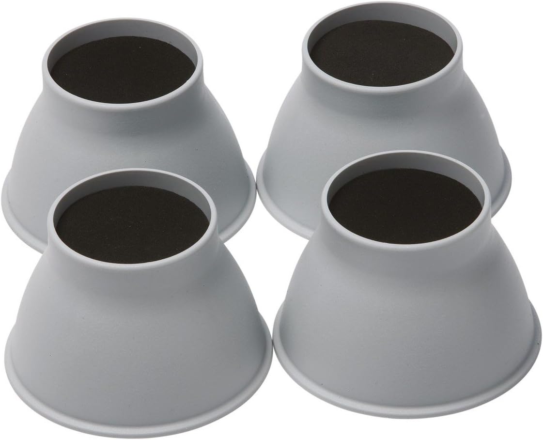Drive Devilbiss Gordon Ellis Elephants Feet Furniture Raisers, 9 cm, Pack of 4, Increases Furniture Height, Non-Slip, Fits Wider Furniture Legs, Reduces Strain