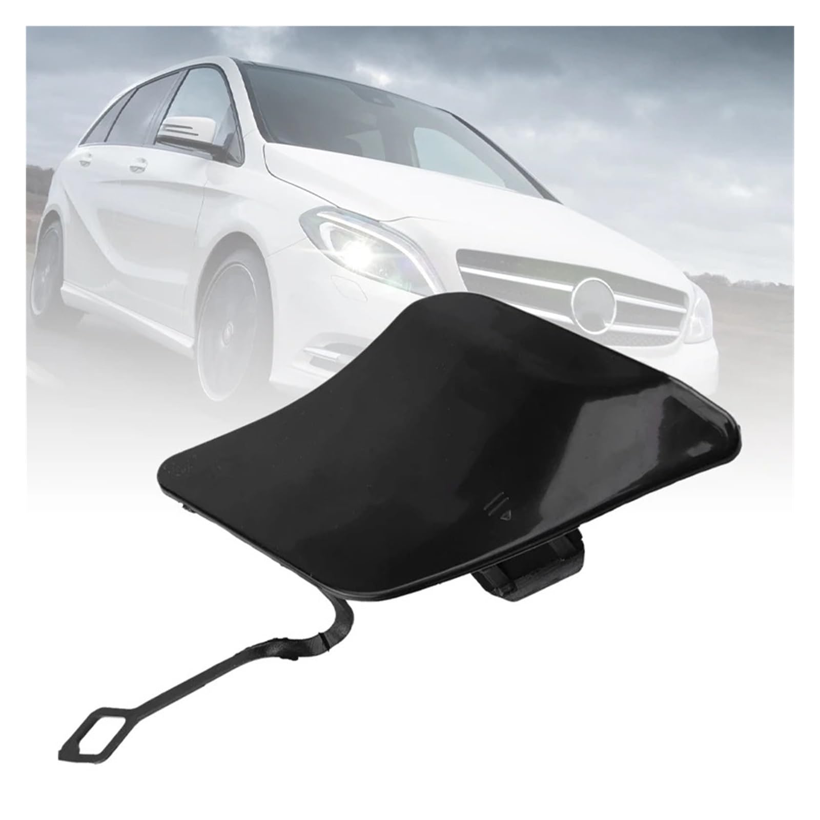 Zaślepka na hak holowniczy zderzaka przedniego, Compatible With klasy C W204 2011-2014 2048850526 A2048850526