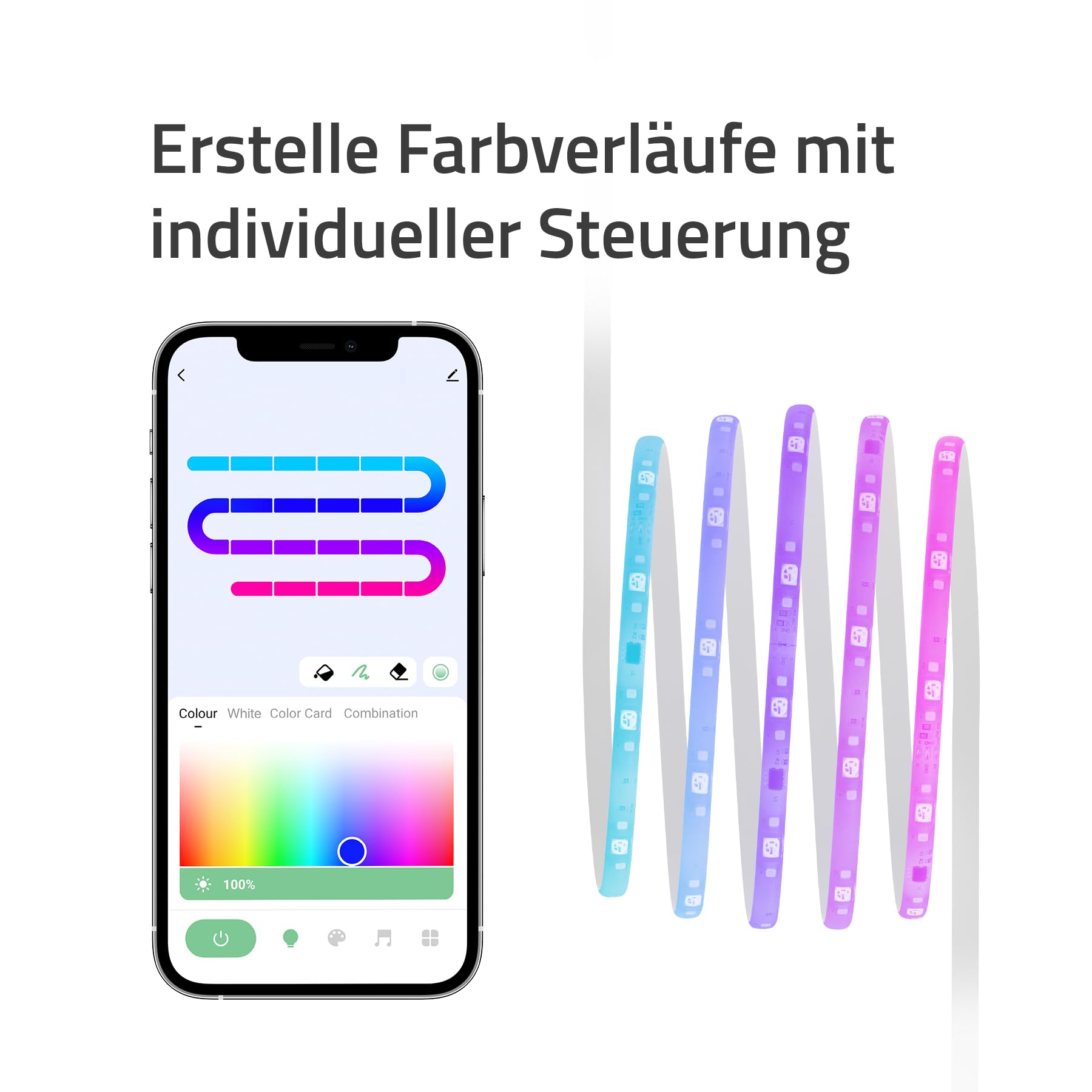 Hombli Smart LED Strip 2 - 5m RGBIC+CC
