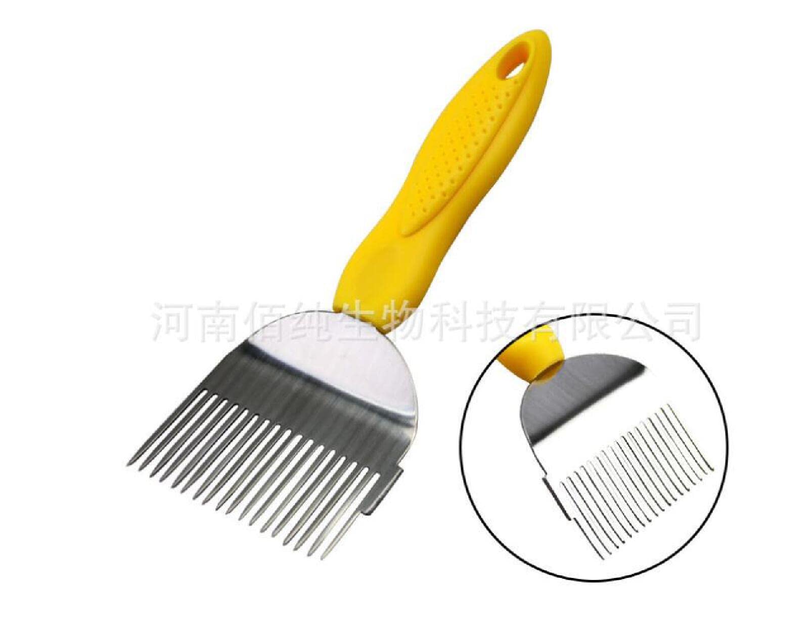 17 piezas Kit de herramientas para la apicultura-Accesorios para la apicultura-Pulverizador de humo de acero inoxidable Abrazadera para cuadro de panal Guantes de piel con cepillo de abeja