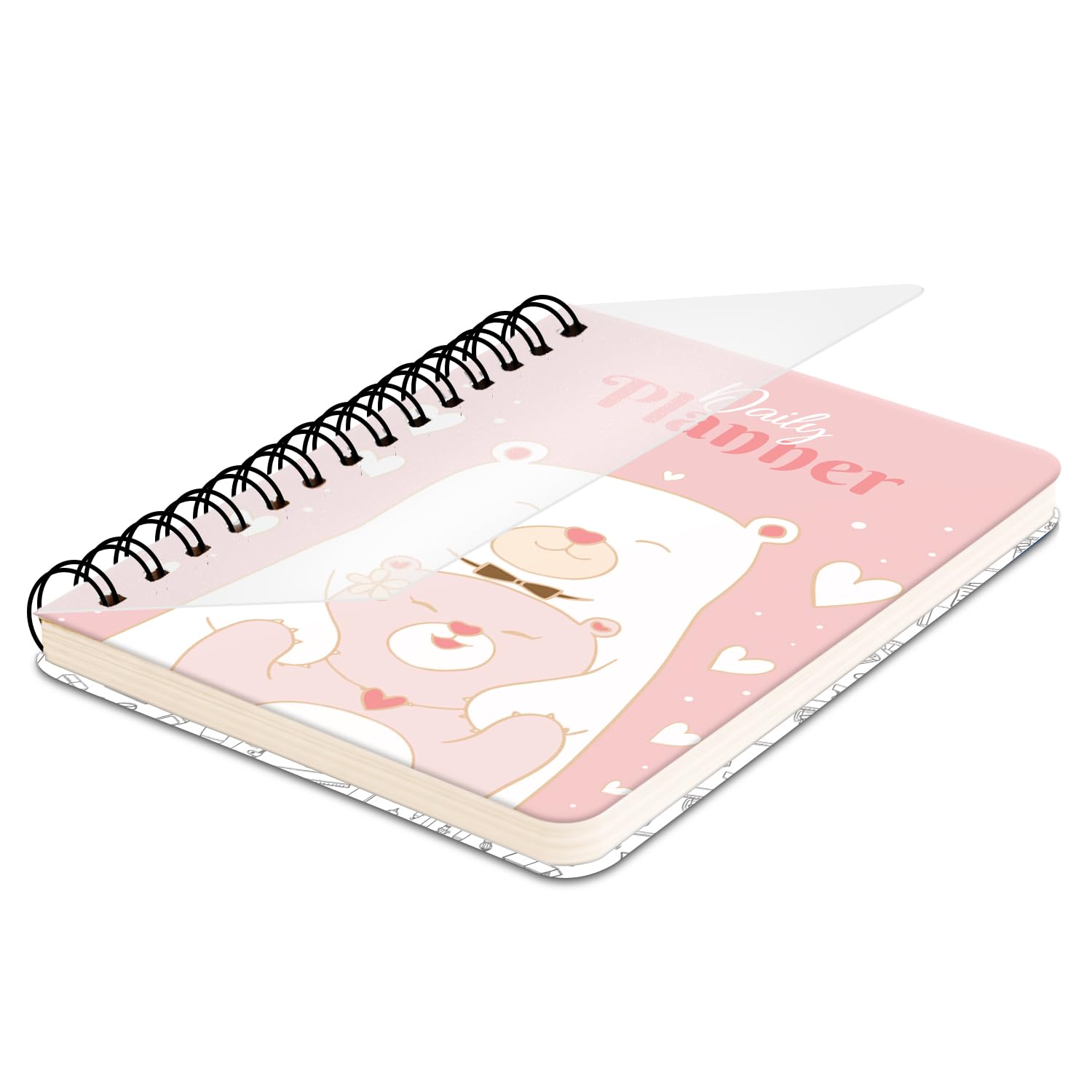 To Do List and Daily Planner For Girls and Women | A5 Size Wiro Bound with Transparent PVC Sheet Cover Monthly Daily Planner Diary For Office and Personal Daily Planning | 80 GSM Undated 192 Pages (W4221)-image-27