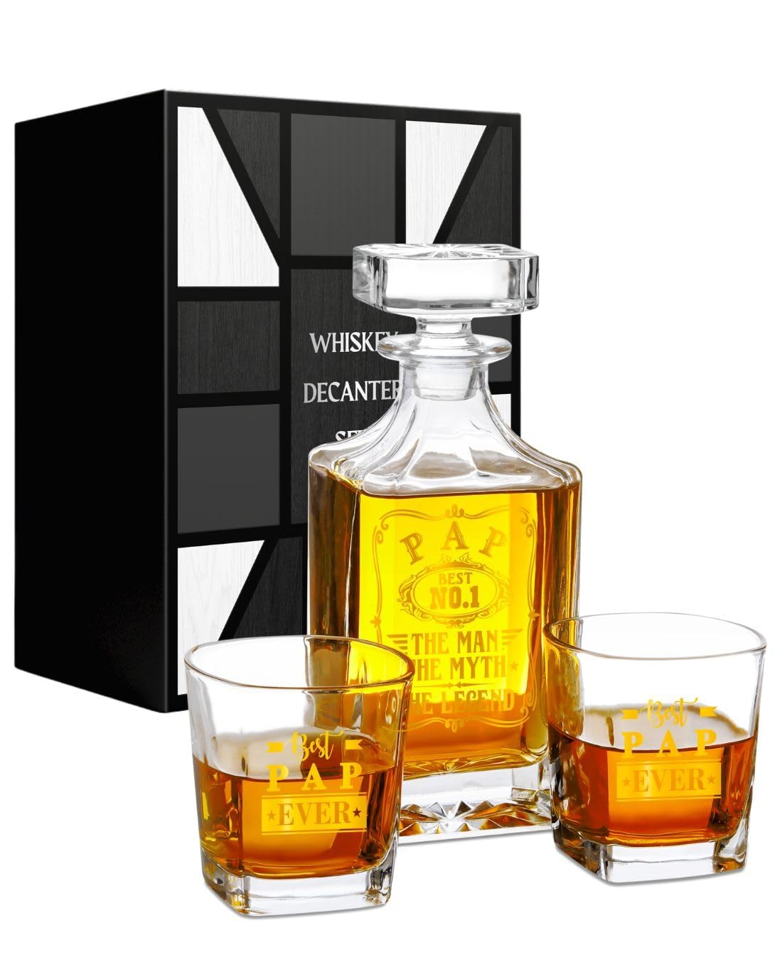 Carafe à décanter 750 ml Onebttl pour éviter l'éventement du whisky