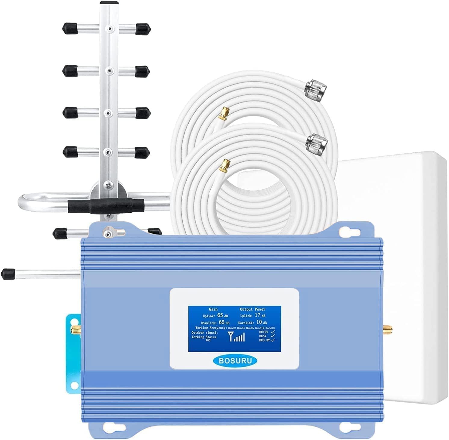 Cell Phone Signal Booster Verizon AT&T Signal Booster T Mobile Cell Booster Sprint Cricket Verizon Cell Phone Booster for All Carriers…