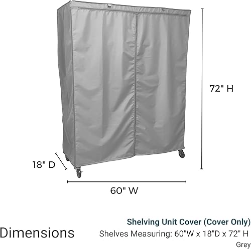 Miniatura 4 de Formosa Covers Cubierta de estante de alambre de alta calidad, ajuste perfecto para estantes de alambre, versátiles cubiertas de estantes que